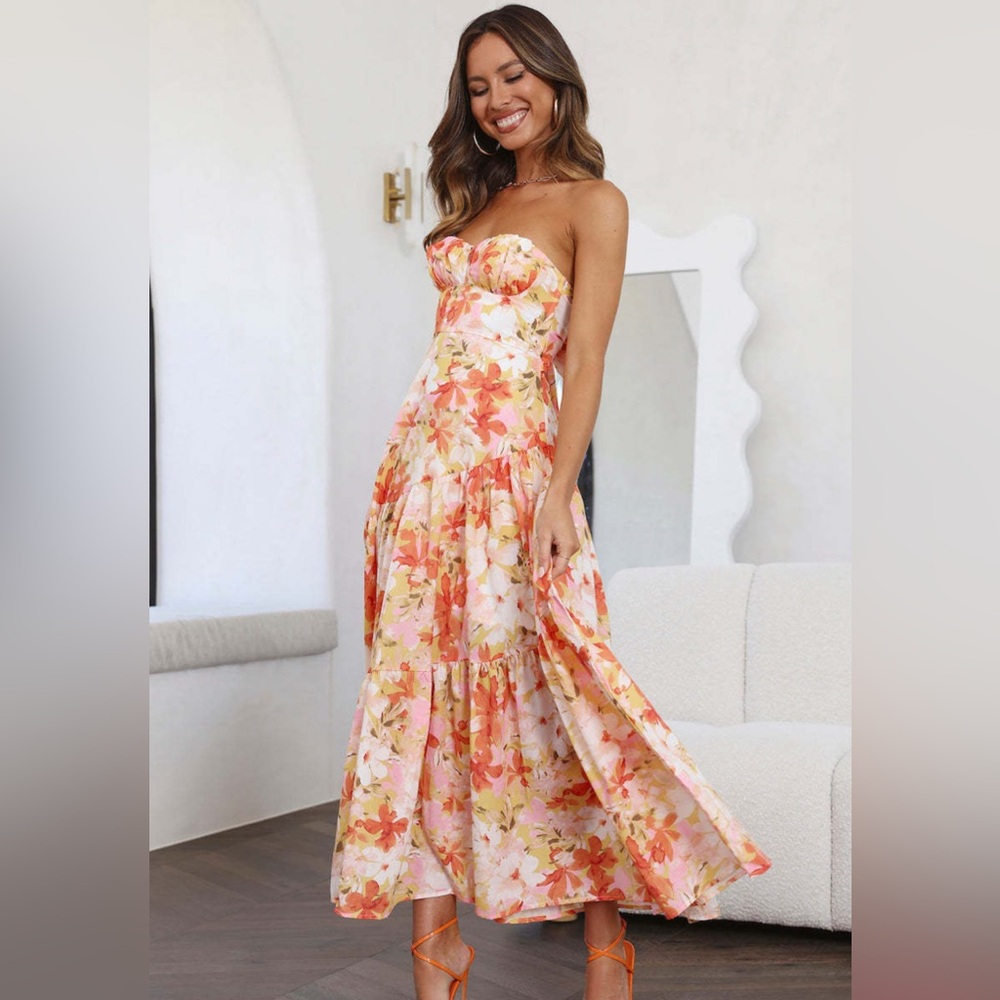 Daydream Look Midi Dress Floral